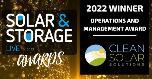 2022 WINNER - Operations and Management Award